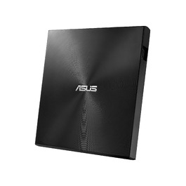 Зовнішній DVD-записувач Asus ZenDrive U9M з інтерфейсом USB-C та USB-A, чорний