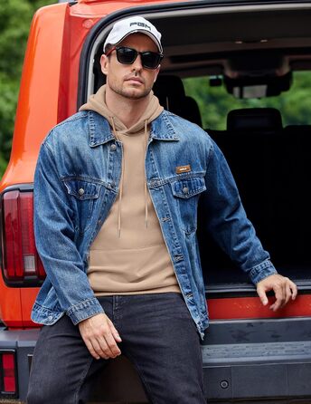 COOFANDY Худі для чоловіків з капюшоном, теплий світшот з флісу, бавовняний світшот з кишенями, чоловічий худі (Хакі, XL)