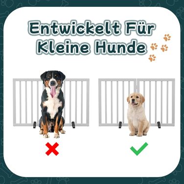 Бамбукове захисне гiтер для дитини та тварин Semiocthome, 2 секції, 90 см, бiлий