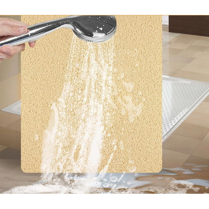 Протиковзаючий килимок для душу 60 x 80 см, м'який, ПВХ