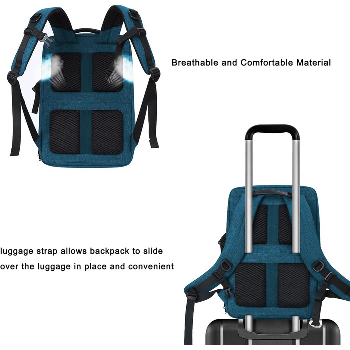MOSISO Рюкзак для камери 17.3 дюйма, DSLR/SLR/беззеркальна камера, великий для чоловіків/жінок, з відділенням для ноутбука, тримачем для штатива та дощовиком, сумісний з Canon/Nikon/Fuji, блакитний
