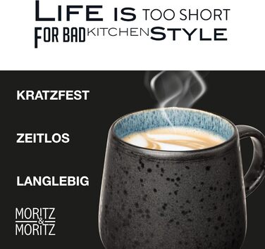 Набір керамічних піал Moritz & Moritz SOLID 300 мл, 4 шт. – для соусів, десертів, закусок, салатів, супу, морозива, тапас і антипасті