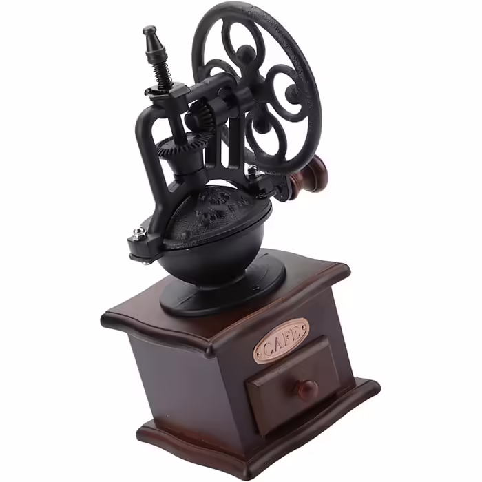 Retro Manual Coffee Grinder Hand Sharpener Hand Crank Coffee Mill Home Grinding Machine