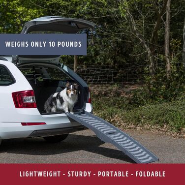 Рампа для собак Trixie Petwalk, 38x100 см, чорна, складна