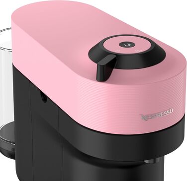 Кавомашина Nespresso Vertuo Pop ENV90.P, рожева, з функцією Cold Brew, Bluetooth, Wi-Fi, 4 розміри чашок, кавомашина Nespresso, комплект привітання