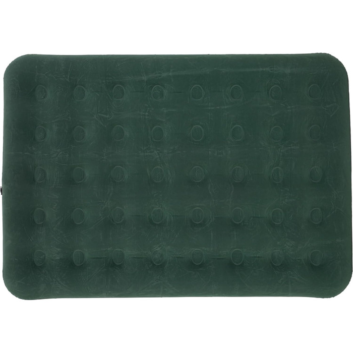 Надувний матрац Avenli для кемпінгу, 1-2 особи, 191x137x22 см, зелений - м'яка поверхня, для дому та подорожей