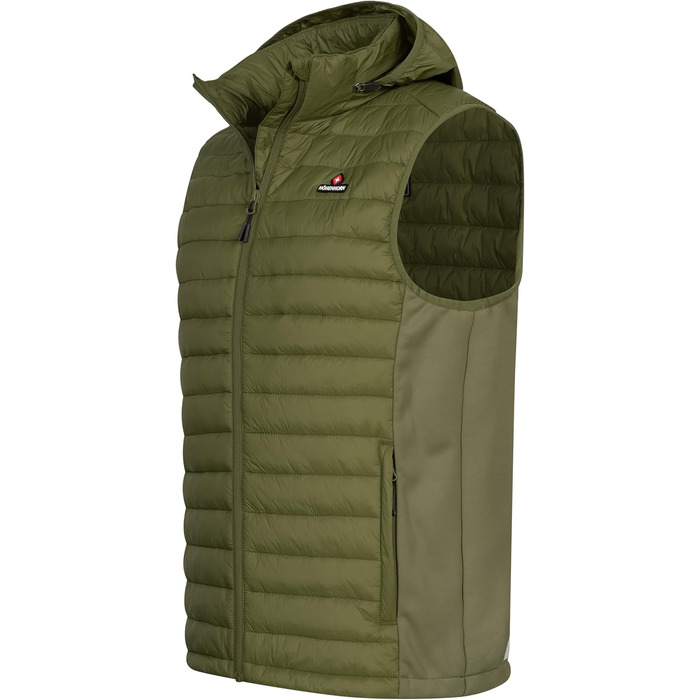 Чоловіча гірська жилетка Höhenhorn Hybrid, Steppjacke, Sportjacke (S, Зелений)