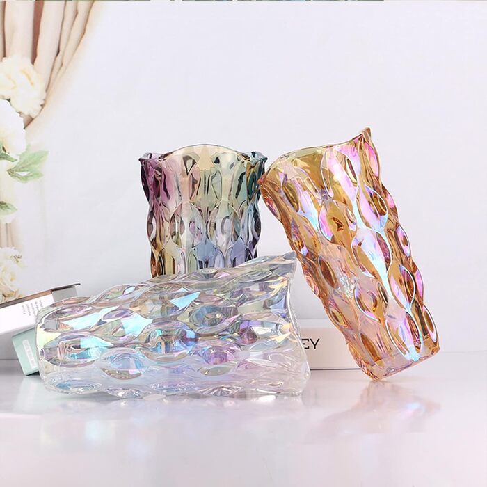 Скляна ваза для квітів, сучасний мінімалістичний дизайн, ручної роботи, для дому, декору, гідропоніки, подарунок на весілля/розлуку, Стиль A-bunt