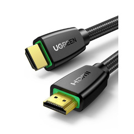 Кабель HDMI UGREEN 4K 60Hz UHD 2.0 з ARC, HDR, 3D, 18Gbps, Ethernet, позолочений, 2 метри
