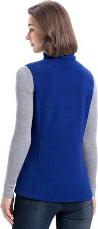 Жіноча флісова жилетка 33,000ft з капюшоном, ультралегка, з кишенями та блискавкою. Outdoor жилетка для жінок (52, середньо-блакитний)