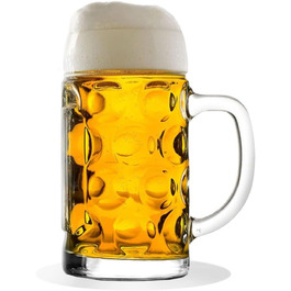 Набір пивних кружок Stölzle Lausitz ISAR, 6 шт, 0,5 л, скло Soda Lime