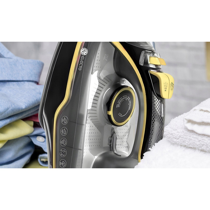 Парова праска Electo з керамічною підошвою, 3000 Вт, 380 мл, бежево-коричнева