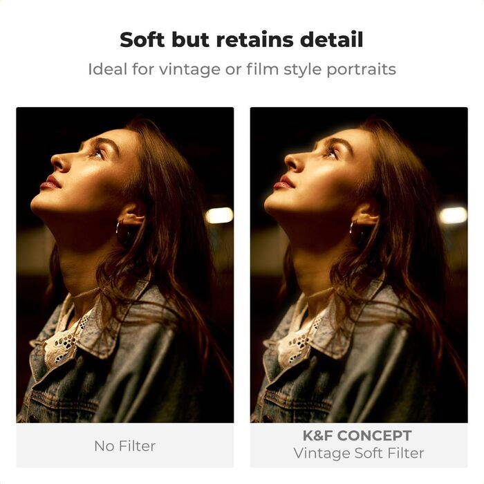 Фільтр K&F Concept 49мм Vintage Soft 1/4, оптичне скло з нанопокриттям Nano-Xcel