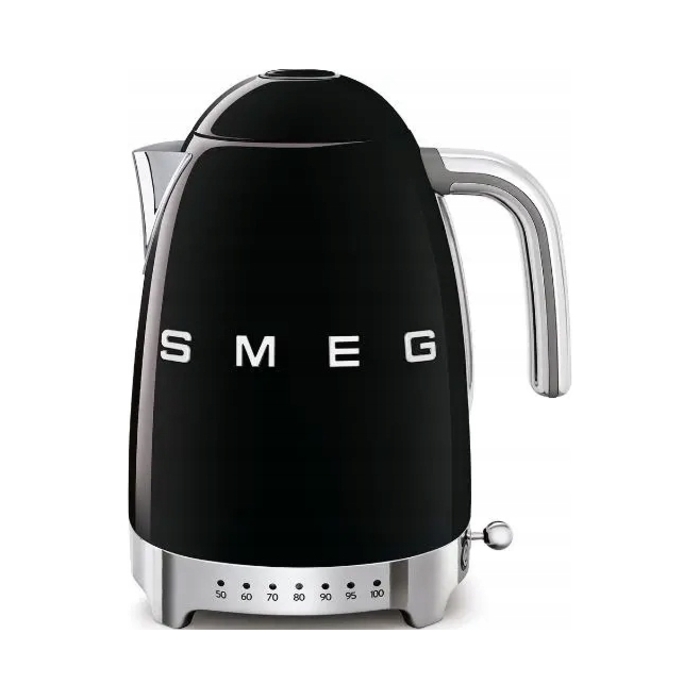 Електричний чайник Smeg KLF04BLEU, 2400 Вт, 1,7 л, чорний