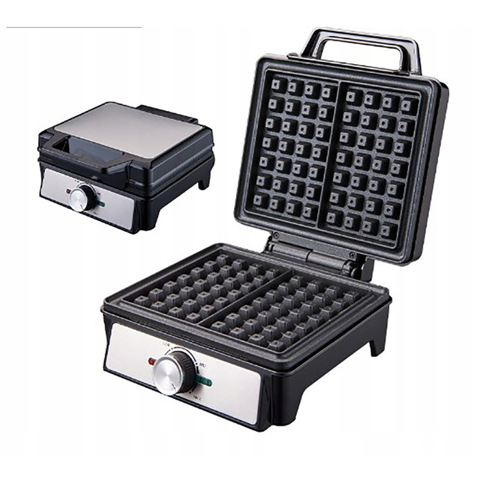 Вафельниця GOFROWNICA XXL на 2 вафлі з регулюванням температури для пухких та хрумких вафель