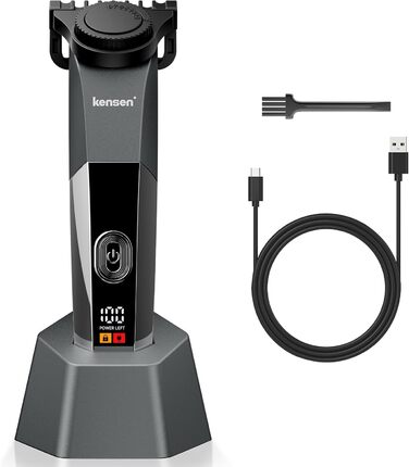 Мультитриммер для тіла чоловічий Intimrasierer Mann - Водонепроникний тілотриммер для чоловіків з насадками для ніг, пахв та зони бікіні. Чорний