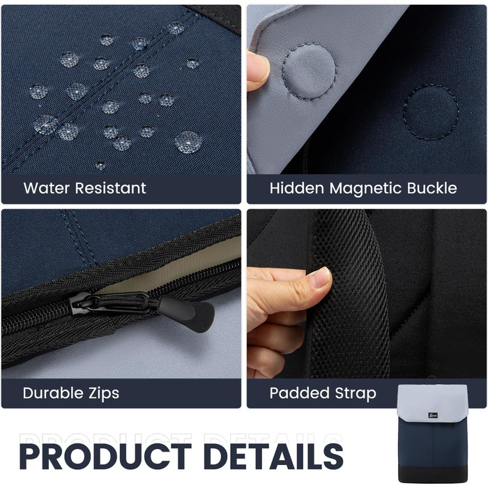 Шкільний рюкзак LOVEVOOK для дівчаток-підлітків, водонепроникний, з відділенням для ноутбука 15.6