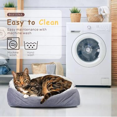 Самогріючі котячі ліжка для дому, 2-в-1, трансформовані ліжка для котів та маленьких собак, миються, складаються, килимок для собак/котів Pubby