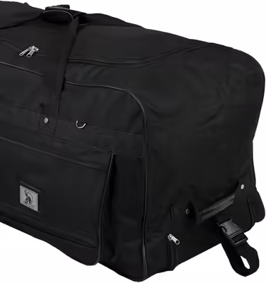 TW24 XXXL Trolley Bag 182L with 3 Wheels Black Suitcase Travel Bag Trolley