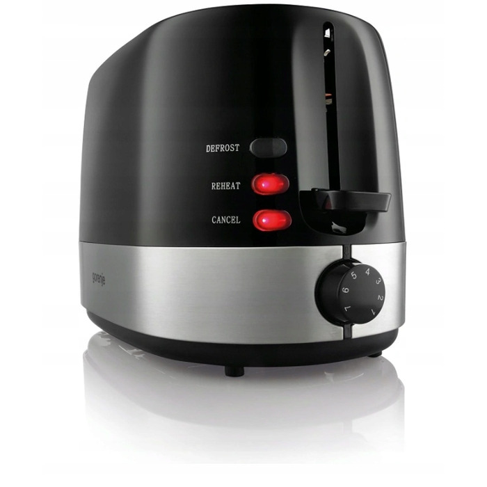 Тостер Gorenje T850BK, чорний, 850 Вт