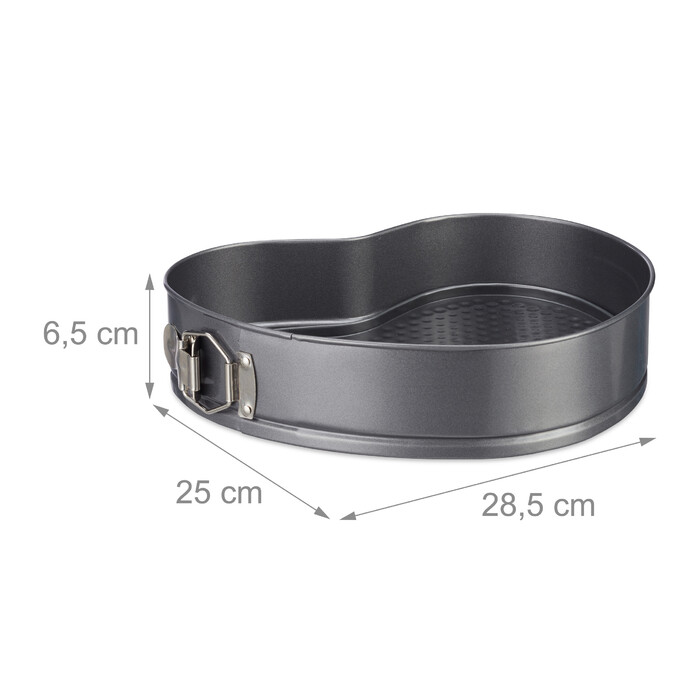 Relaxdays XL Heart-Shaped Cake Pan