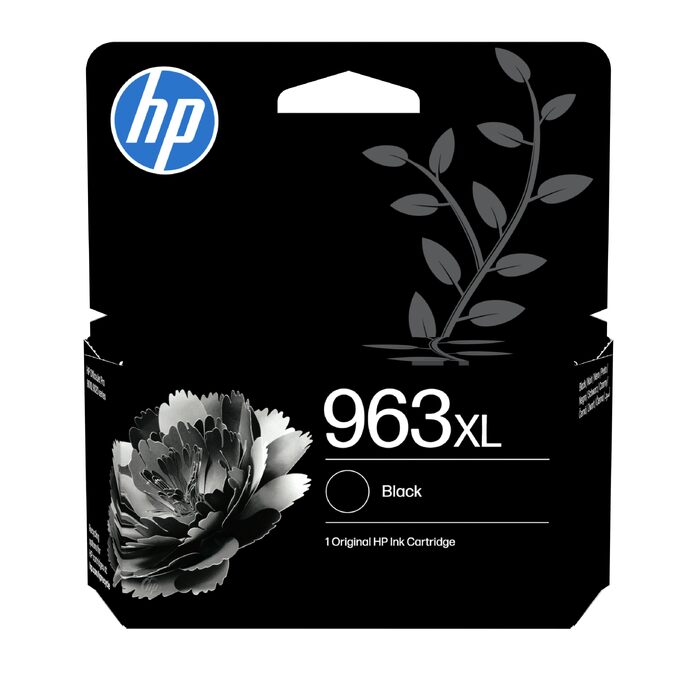 Оригінальний чорний картридж HP 963XL для принтера, підвищена ємність (нова версія)