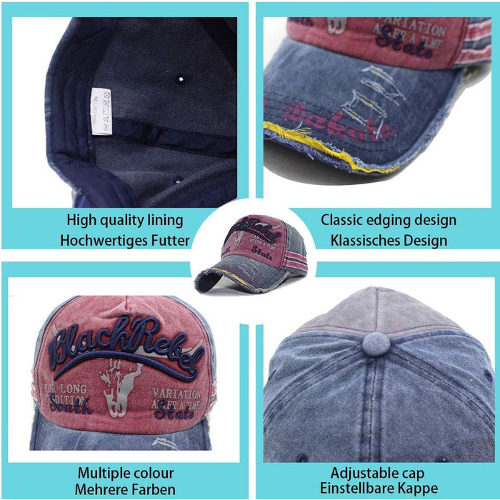 Кепка бейсболка унісекс, регульована, ретро стиль, бежева