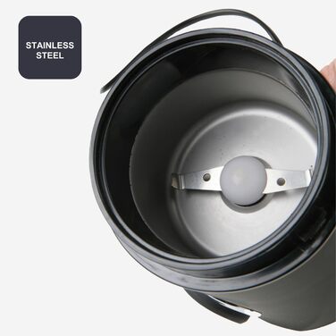 Кавомолка Black+Decker BXCG150E, 150 Вт, пластик, чорна