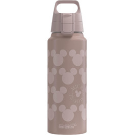 SIGG - Aluminum Drinking Bottle - WMB ONE - Made in Switzerland - ClimatePartner Certified - Carbonated Beverage Suitable - Leak-Proof - Featherlight - BPA-Free - Outdoor - 0.75L & 1L (7 Mickey Pattern, Disney)