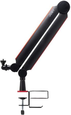 JOBY Wavo: професійний кріплення-боом для мікрофонів, для стрімерів та подкастерів, чорний