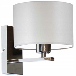 Настінний світильник-бра з абажуром, LED E27, сірий