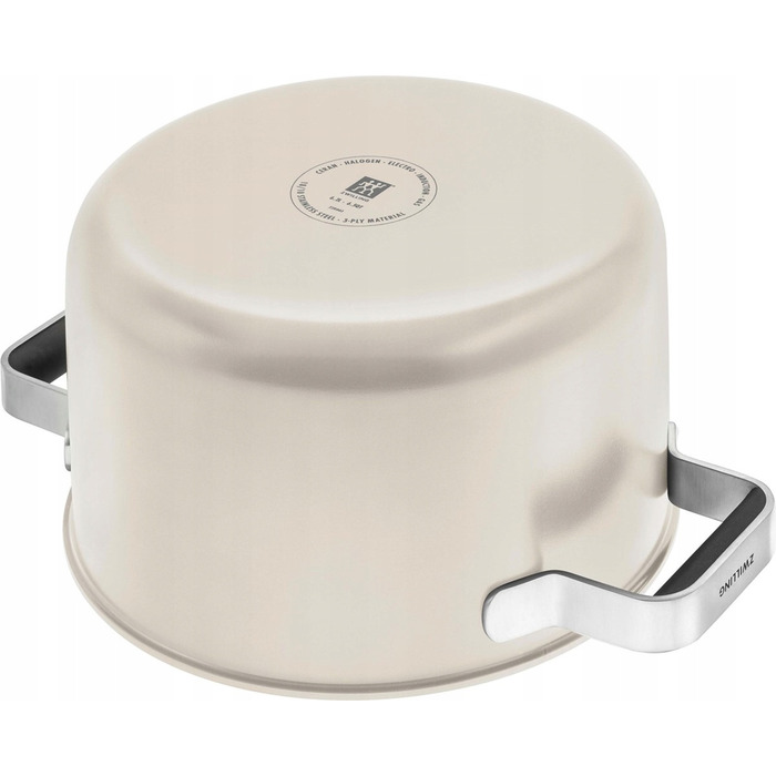 Набір керамічних каструль ZWILLING PURE Stay-Cool, колір слонова кістка (ECRU)