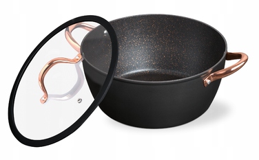 Набір каструль та сковорідок MG Home Rose Gold, 8 предметів, для індукційних плит
