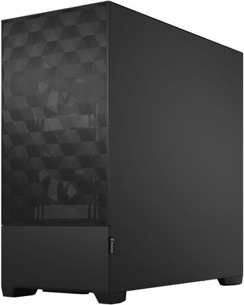 Корпус для ПК Fractal Design Pop Air Black з темним склом та сіткою Honeycomb Mesh - 3 вентилятори, ATX, чорний