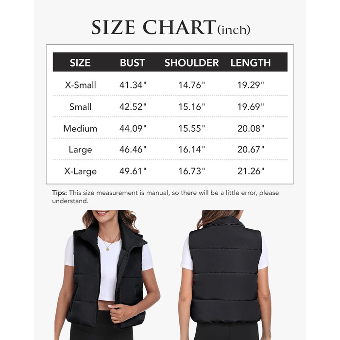 Жіноча жилетка-пуховик Memorose, тепла верхня куртка, без рукавів, з кишенями, чорна, для осені та зими