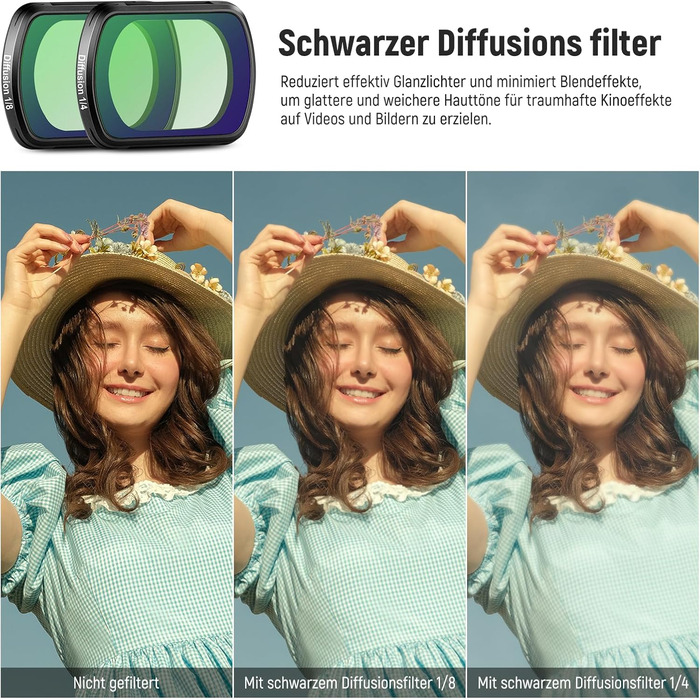 Набір фільтрів NEEWER для DJI Osmo Pocket 3: ND, PL, CPL, UV, ефектні фільтри