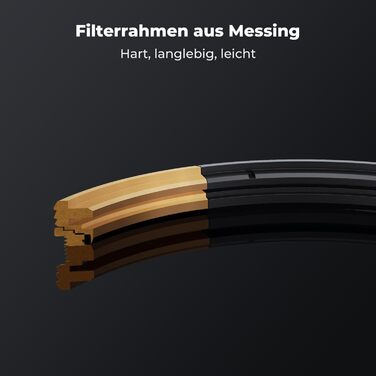 Фільтр K&F Concept 82mm 2-в-1: поляризаційний та True Color, з покриттям Nano-Xcel PRO