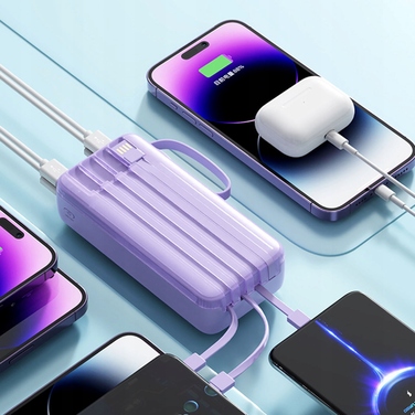 Потужний павербанк 50 000 мАг з підтримкою Quick Charge та Power Delivery 120 Вт, чорний
