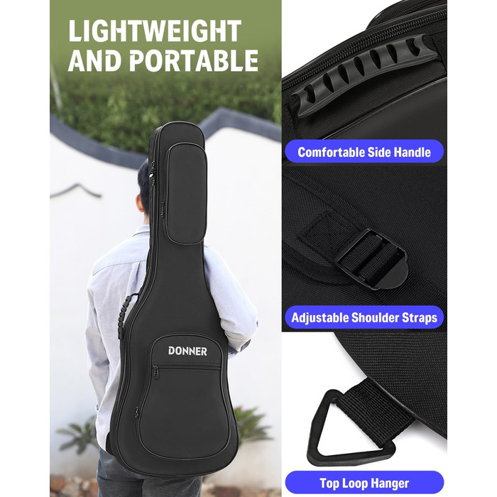 Гітарний кейс Donner 41 дюйм, 5 мм товщина