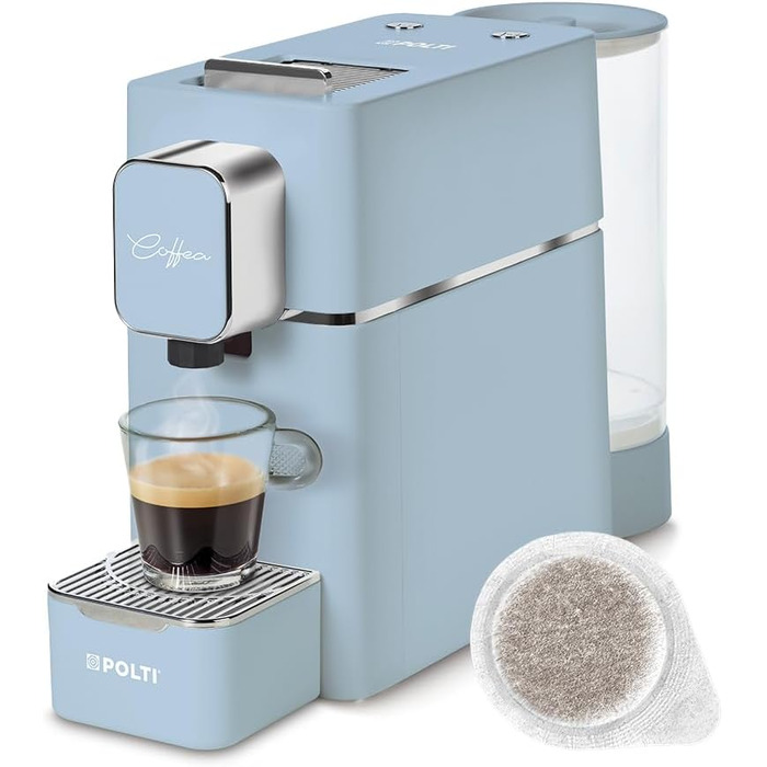 Еспресо-машина POLTI Coffea S15W, 0.85 л, білий (світло-блакитний)