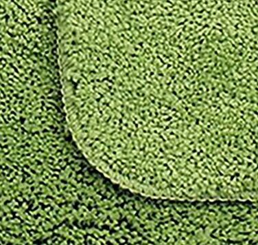 Brandsseller Green Bath Mat Set - 2 Piece Set: 50x80cm & 45x50cm