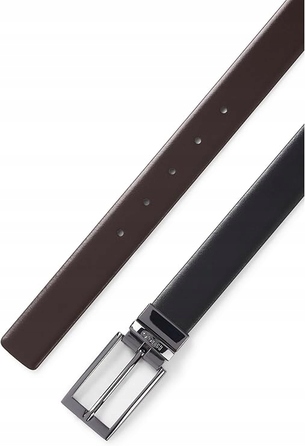 Чоловічий шкіряний ремінь HUGO BOSS, чорний, р. 105