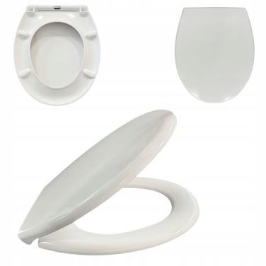 Сидіння для унітаза Rodeno Duroplast 222, білий duroplast
