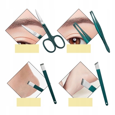 Набір інструментів для манікюру та педикюру, 18 предметів, з футляром