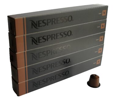 Кава Nespresso Sortiment Cosi (Еспресо), 50 капсул, 50 г (5 шт. в упаковці)