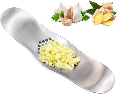 Прес для часнику THETAG, нержавіюча сталь, прес для часнику, млин для часнику