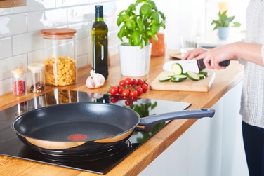 Набір сталевих сковорідок TEFAL Daily Cook (20/24/26/28/30 см), для індукційних плит