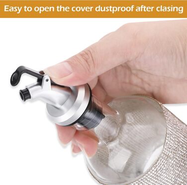 Наливайчики для пляшок Abeillo (5 шт.) - не проливають, для олії, вина, лікеру, оливкової олії, кухні та бару, з нержавіючої сталі