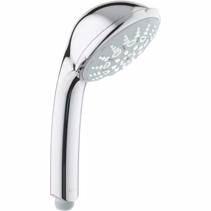 GROHE Relexa 100 Five - Hand Shower (5 Spray Patterns, Durable Surface, Anti-Limescale System), chrome, 28796000