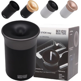 GC German Couture Stickbecher Auto-Aschenbecher compatible with IQOS ILUMA PRIME TEREA Sticks & Heets Sticks + Glo Hyper Pro Air neo Sticks Accessories & for PLOOM, black/grey